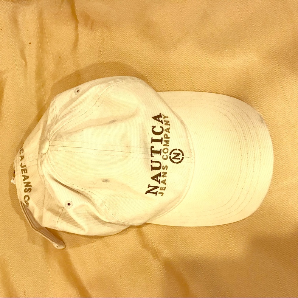 Nautica beige cotton men’s cap. - Picture 1 of 3